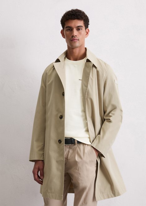 Marc O'Polo Korte jas regular, Heren, beige, 3xl, 47% Polyester, 42% Katoen, 11% Polyamide