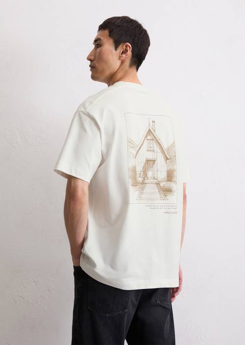 Relaxed T-shirt with large back print