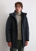 Regular hooded parka with soft padding from Unifi REPREVE