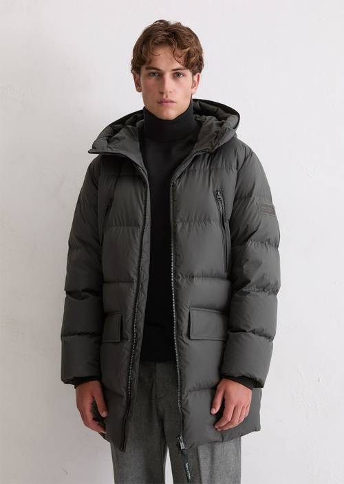 Puffer-Daunenjacke regular mit funktionalen Taschen