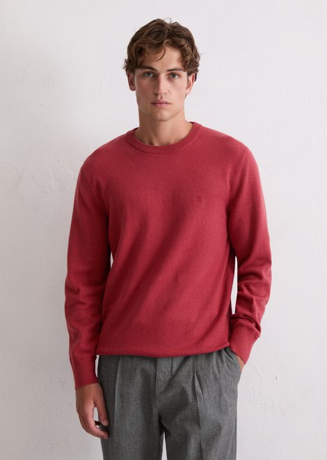 Marc O'Polo Pullover regular, Herren, rot, Gr. xs, 54% Baumwolle, 29% Schurwolle, 17% Polyamid
