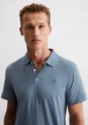 DfC polo shirt Jersey shaped in soft slub jersey fabric