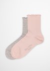 Marc O'Polo Sokken, Dames, rood, 39-42, 71% Katoen, 27% Polyamide, 2% Elasthaan