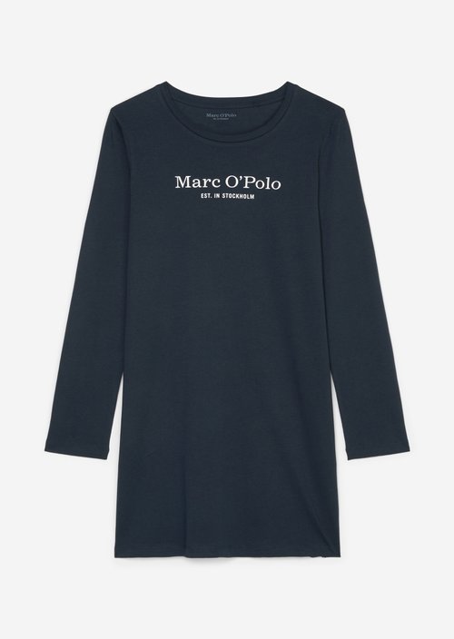 Long-sleeved lounge shirt — Dark Navy Q898
