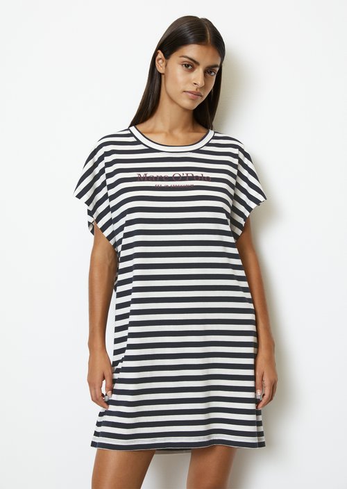 Lounge longshirt — White/Dark Navy Q514