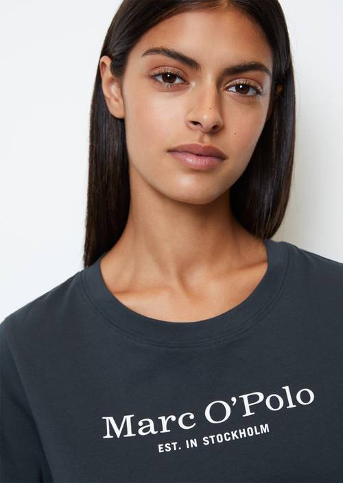 Camiseta cómoda de manga larga Dark Navy Q898 - Imagen del producto 2