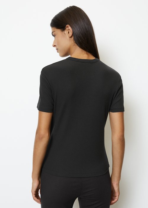 Lounge t-shirt slim — Black