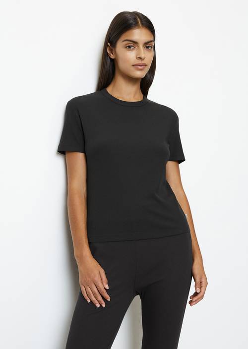 Lounge-T-Shirt slim Black - Produkt Bild 1
