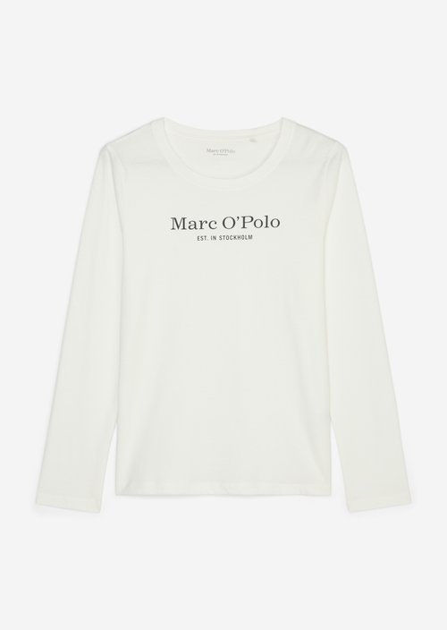 Long-sleeved lounge shirt — White Cotton Q152