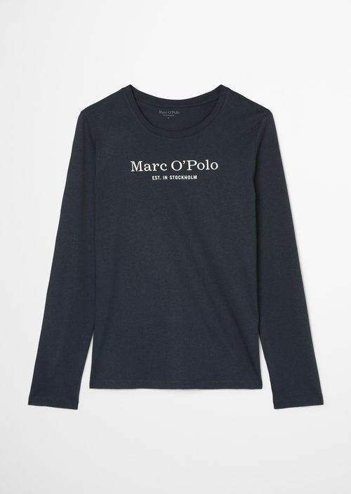 Long-sleeved lounge shirt — Dark Navy Q898