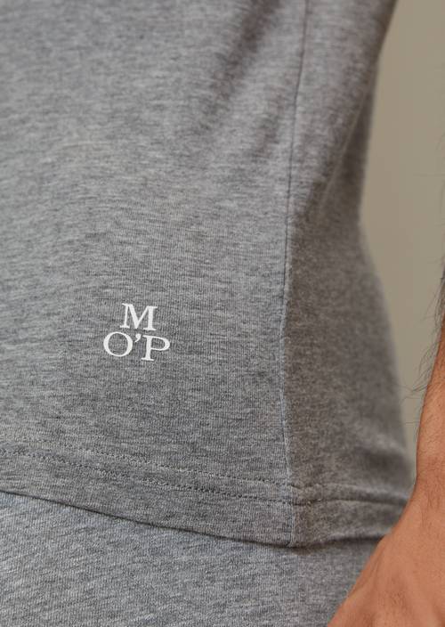 Camiseta Lounge con escote redondo Nordic Grey Mel. - Imagen del producto 2