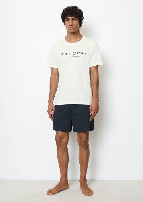 Lounge-T-Shirt regular White Cotton Q152 - Produkt Bild 1