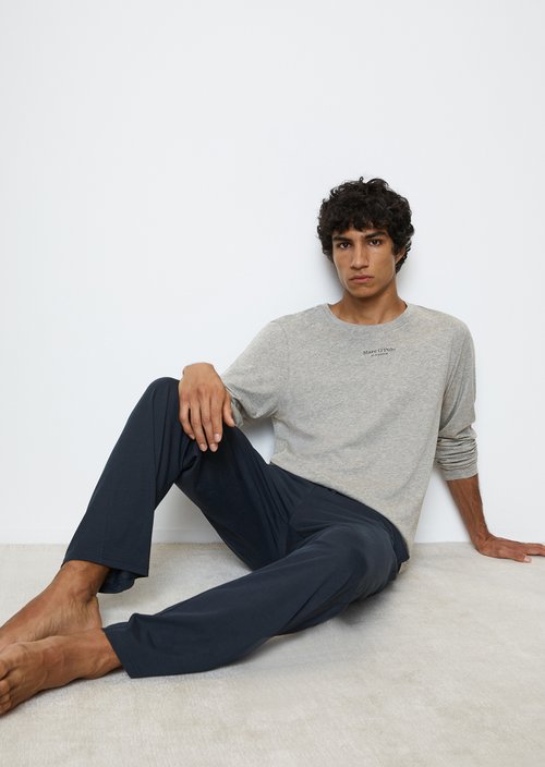 Lounge set — Grey Melange/Dark
