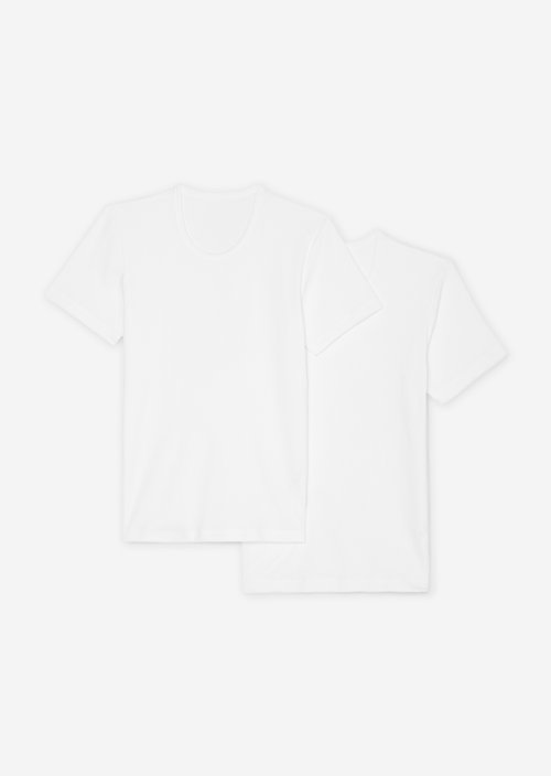 23Q3M00150 2-Pack Crew Neck Shirts — White