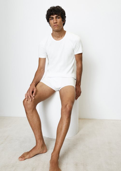 23Q3M00150 2-Pack Crew Neck Shirts — White