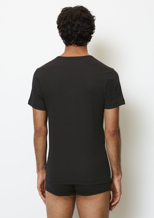 23Q3M00150 2-Pack Crew Neck Shirts — Black