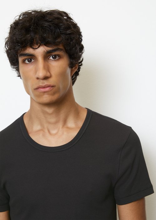 23Q3M00150 2-Pack Crew Neck Shirts — Black