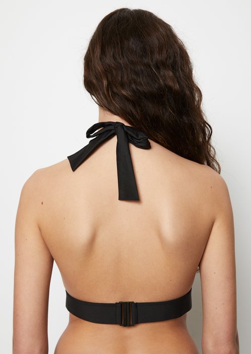 Bikini triangle top — Black