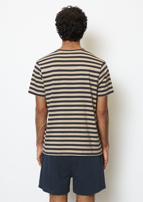 Lounge set — Cream/Navy Stripe