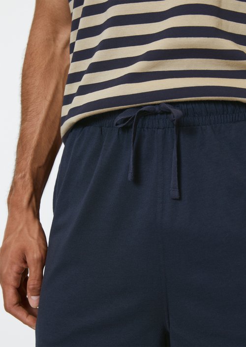 Lounge set — Cream/Navy Stripe