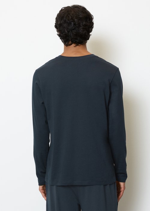 Lounge longsleeve regular — Dark Navy Q898