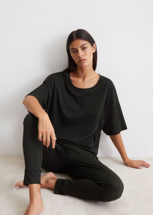 Top cropped lounge Black - Image du produit 1