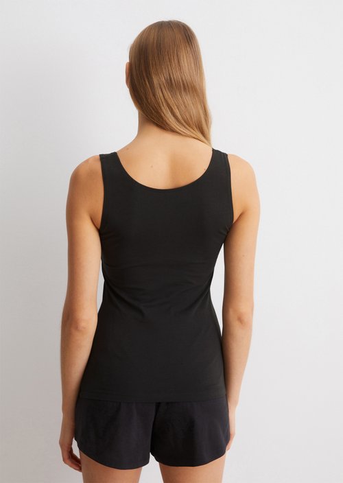 Lounge tank top — Black