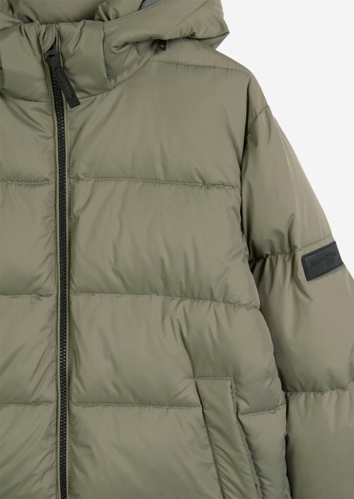 TEENS-BOYS quilted jacket — Olive