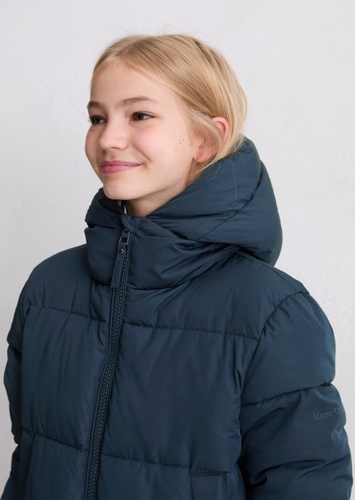 TEENS-GIRLS quilted jacket — Night Blue