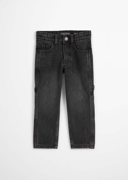 KIDS-BOYS cargo jeans — black