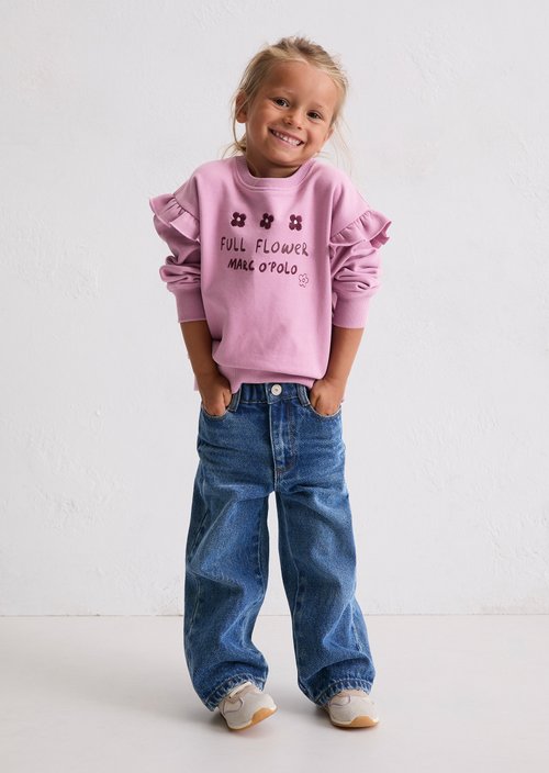 KIDS-GIRLS sweatshirt — Berry Pink