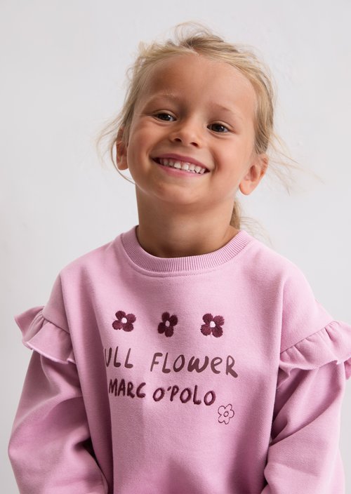 KIDS-GIRLS sweatshirt — Berry Pink