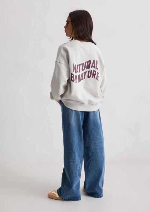 TEENS-GIRLS sweatshirt — Light Beige Melang