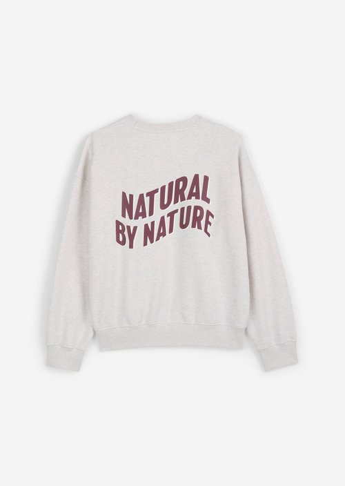 TEENS-GIRLS sweatshirt — Light Beige Melang