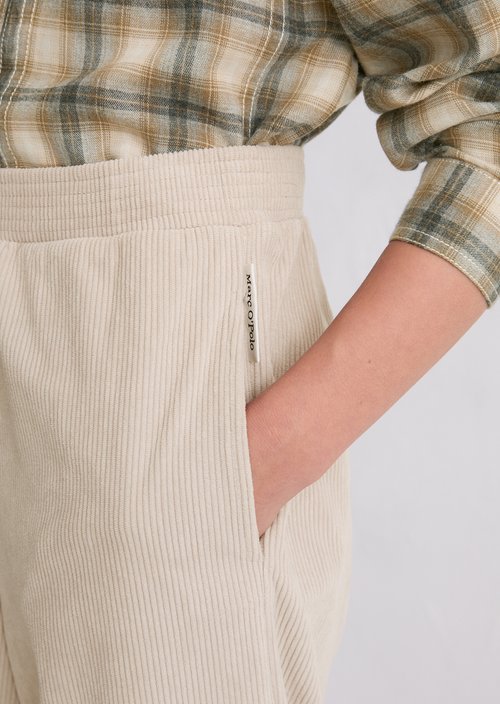 TEENS-GIRLS corduroy pants — Gray Silk