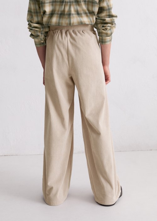 TEENS-GIRLS corduroy pants — Gray Silk