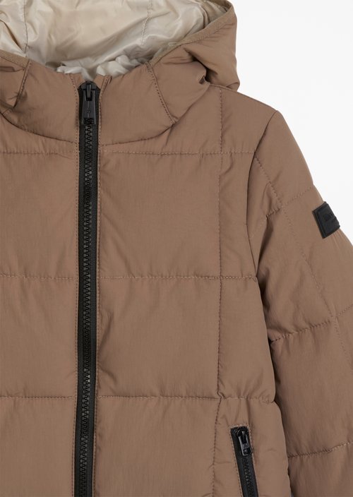 KIDS-BOYS quilted jacket — Brown
