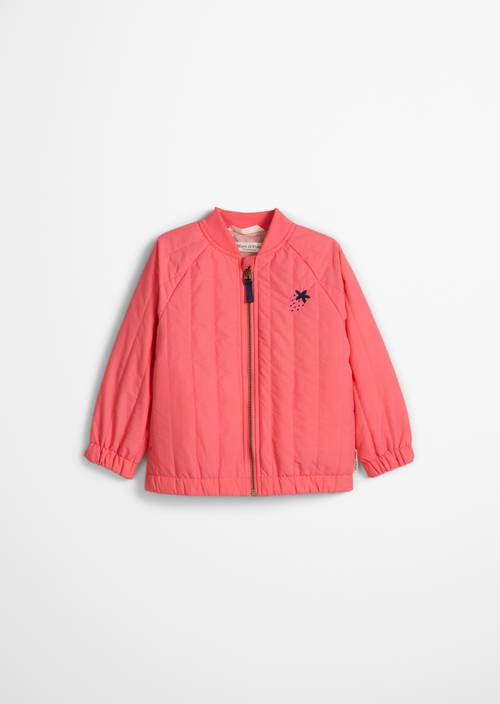 KIDS-GIRLS Steppjacke Red in Frontalansicht