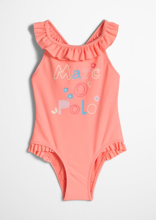 KIDS-GIRLS swimsuit — Red (alternate view)