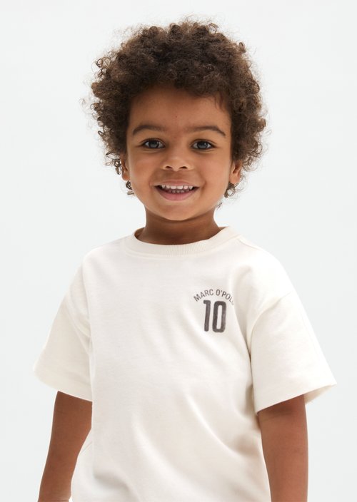 KIDS-BOYS T-Shirt — White Cotton