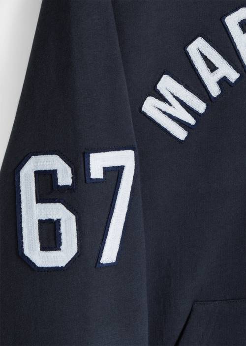 Felpa con cappuccio TEENS-BOYS Dark Navy in vista dettagliata