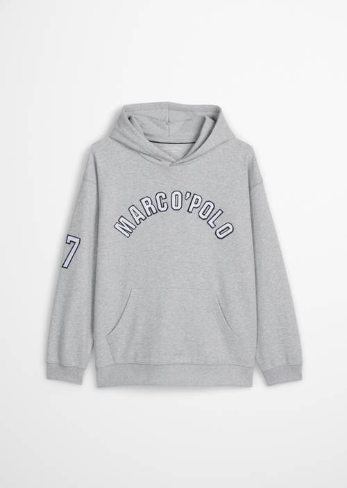 Felpa con cappuccio TEENS-BOYS Grey in vista frontale