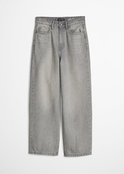 TEENS-BOYS Super Baggy Jeans — Grey Denim
