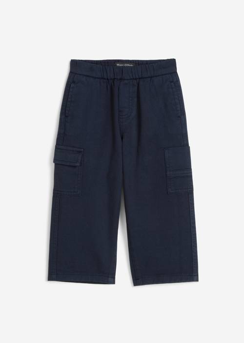KIDS-BOYS cargo pants Dark Navy in front view