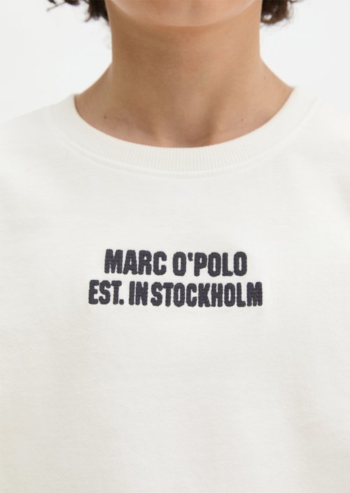 TEENS-BOYS long-sleeved shirt — White Cotton