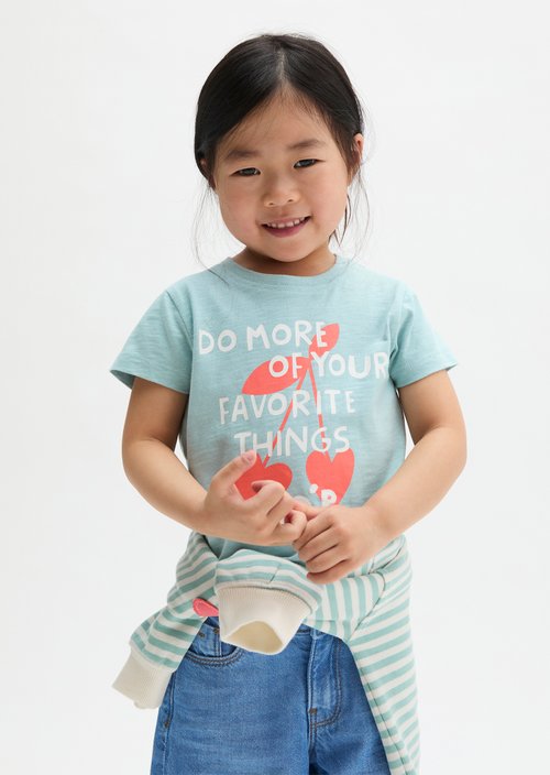 KIDS-GIRLS T-Shirt — Blue