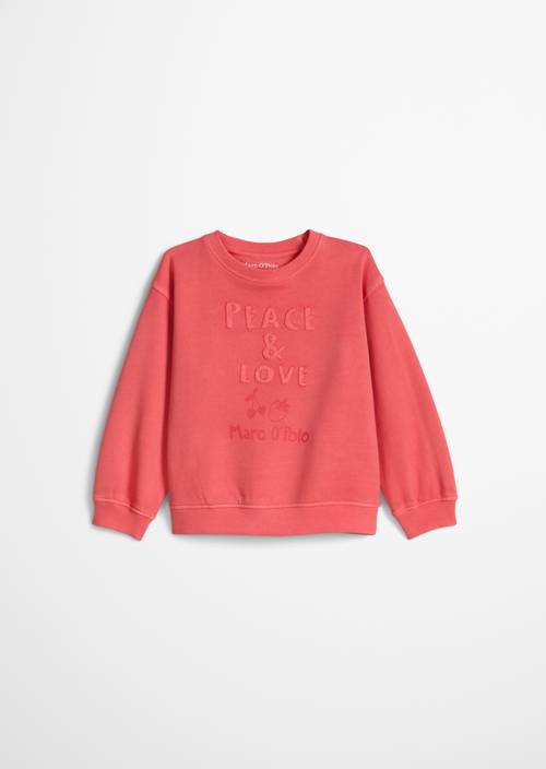 KIDS-GIRLS sweatshirt Red in front view