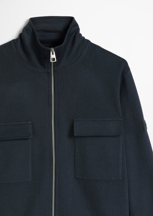 TEENS-BOYS sweat jacket — Dark Navy