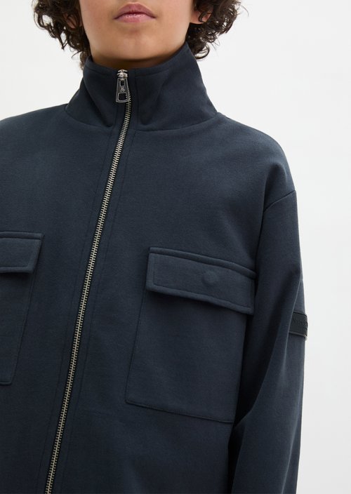 TEENS-BOYS sweat jacket — Dark Navy