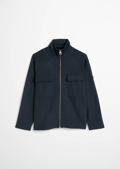 TEENS-BOYS Sweatjacke Dark Navy in Frontalansicht